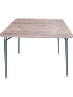 Pratik Katlanır Ayak Mutfak Yemek Masası Balkon Ders Çalışma Piknik Masa 60X90CM Ceviz