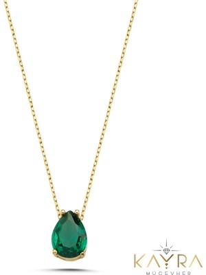 Kayra Mücevher Peridot Altın Kolye AKM176