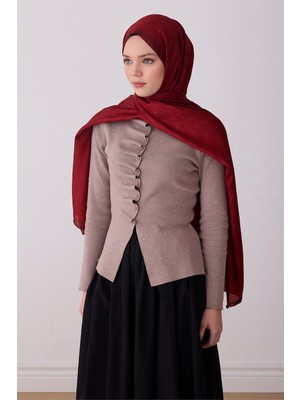 Belli Fresh Monogram Desen Bordo J.monogram Şal - 2060