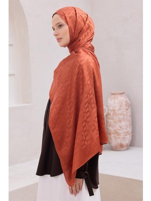 Belli Fresh Geometrik Desen Taba Liva Şal 3 - 72
