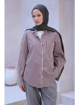 Belli Fresh Düz Desen Haki Nayora Şal 1 - 49