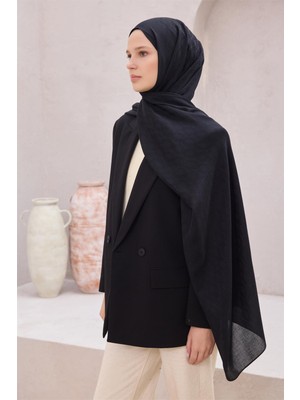 Belli Fresh Geometrik Desen Siyah Nayora Şal 2 - 01