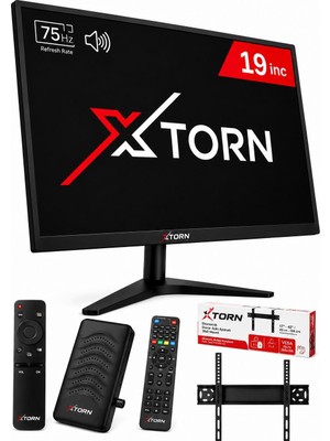 Fury Torn 19’’ (48 Ekran) Monitör|çanaklı/çanaksız Wifi'li Uydu Alıcısı+Tv Askı Aparatı Hediye