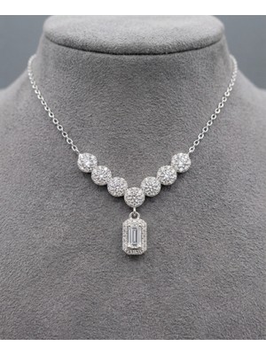 İlhan 925 Silver 925 Ayar Gümüş Baget Kolye