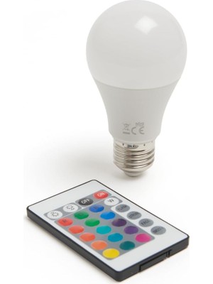CT-4058 9W Rgb Uzaktan Kumandalı LED Ampul - Disko Efektli