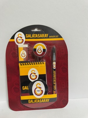 Lisinya 4'lü Kırtasiye Seti Sarı Kırmızı