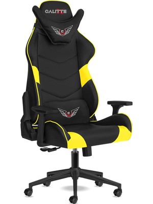 Samurai Ss Oyuncu Koltuğu Premium Pu Deri Gaming Koltuk (Deri, Sarı)