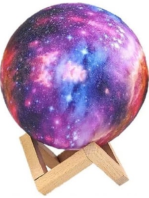 Dekoratif Yerküre Renkli 15 cm Pilli ( Lisinya )