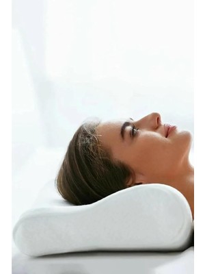 Ortopedik Visko Yastık Boyun Fıtığı Boyun Düzleşmesi Boyun Ağrısı Destekli Lüks Yastık,