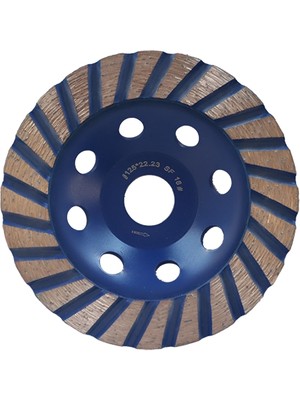 Beton Spiral Taşlama Elması Hub Cw Sf 5" 120# Grit