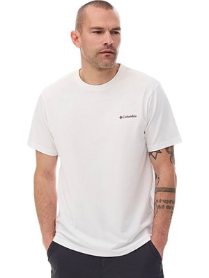 Columbia  Scoped View Erkek Beyaz Outdoor T-Shirt CS0475-100