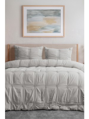 Elart Bianca Çift Kişilik Comfort Set Gri