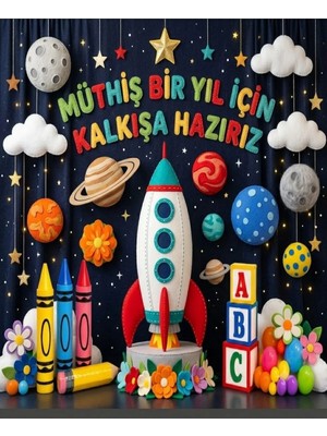 Promisebackdrop2 150X200 cm , Okulumda Ilk Günüm, Okul Etkinlik Kumaş Fon