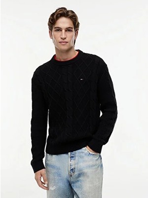 Tommy Hilfiger Tjm Erkek Regular Classic Flag Kazak