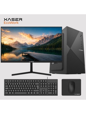 Xaser Ecowork XSR14 I5 6400 16GB Ram 256GB SSD 23,8" Monitörlü Masaüstü Ofis Bilgisayarı