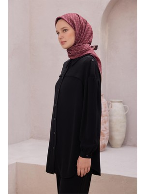 Belli Fresh Minimal Desen Bordo Modal Eşarp 2103 - 45