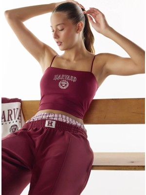 Penti Bordo Harvard Crop Atlet