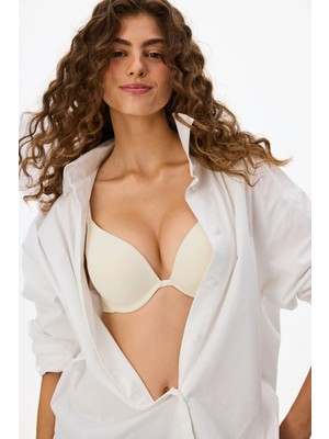 Penti Ekru Intense Extra Push Up Essentials Sütyen