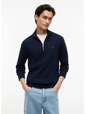 Tommy Jeans Lacivert Erkek Kazak DM0DM21654C1G Tjm Slm Ess Lıght