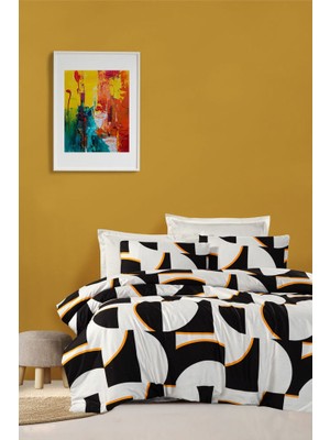Bambi Home Textile Fiore Pamuk Saten  Çift  Kişilik  Nevresimtakımı 200X220CM