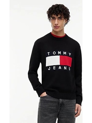 Tommy Hilfiger Tjm Erkek Regular Flag Kazak