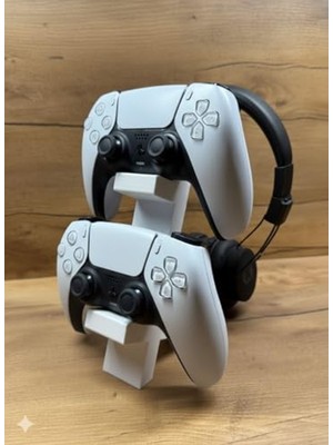 Ps5 Oyun Kolu ve Kulaklık Standı, 3D Baskı ile Şık Tasarım