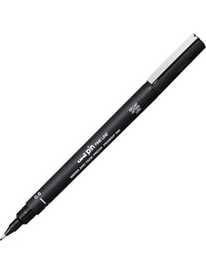 -Ball PIN06-200 Fine Line Akrilik Uçlu Kalem, 0.6 mm Uç, Siyah