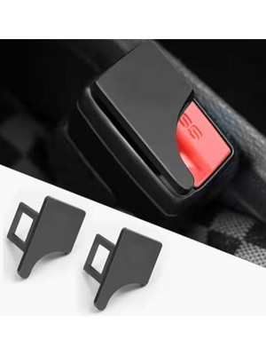 5 Adet Gizli Araba Emniyet Kemeri Klipsi, Otomotiv Emniyet Kemeri Tokası Alarm Stoperi, Sürüş Gürültüsünü Iptal Etmek Için Araç Emniyet Kemeri Susturucuları,5'li Paket (Plastik)