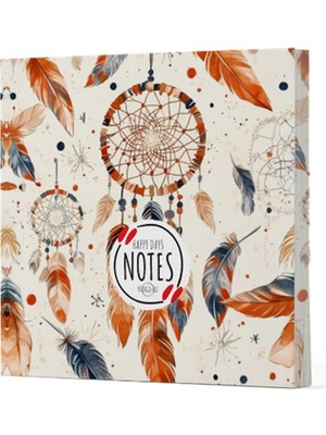 Lisinya Tüy 5 - Çizgisiz Yan Boyamalı Defter