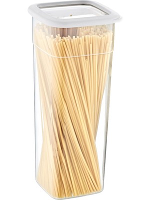 Smartware Skali Esnek Kapaklı Kare Erzak Bakliyat Saklama Kabı 2140 ML
