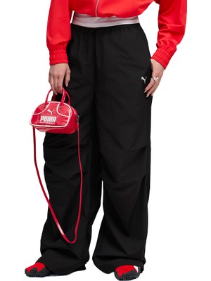 Puma  Wardrobe Essentials Parachute Kadın Siyah Günlük Stil Eşofman Altı 63204401