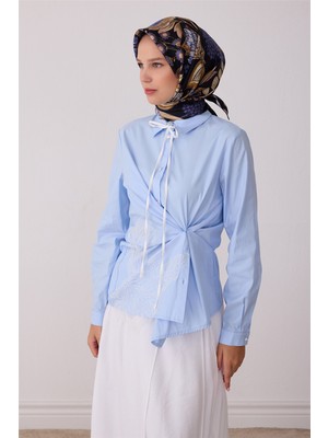 Belli Siyah Çiçek Deseni %100 Twill Ipek Eşarp 4415-86