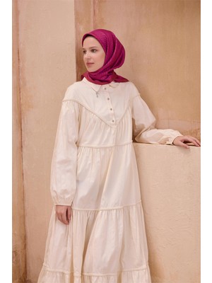 Belli Fuşya Klasik Desen %100 Twill Ipek Eşarp 4115 - 86