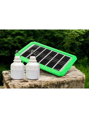 Panther PT-S600 Şarjlı Solar Kamp Seti