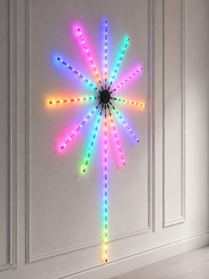 Rgb LED Duvar Lambası Uzaktan Kumandalı Telefon Kontrollü Ortam Aydınlatması - Lisinya