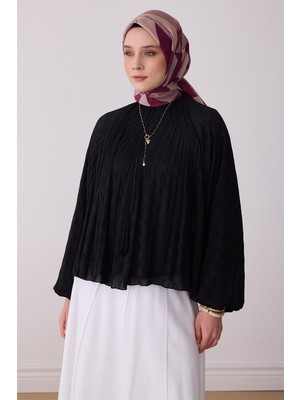 Belli Fresh Yaprak Desen Bordo Paulista Eşarp 3486 - 38