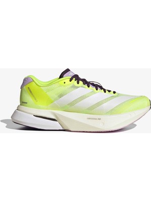 Adidas Adizero Boston 13 Kadın Sarı Koşu Ayakkabısı.-