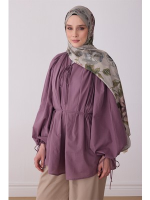 Belli Fresh Yaprak Desen Taş Vual Şal 3396 - 11