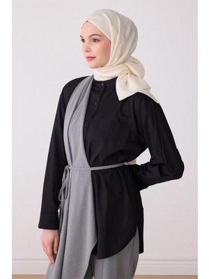 Belli Fresh Geometrik Desen Ekru Krem Ivory Şal 3 - 17