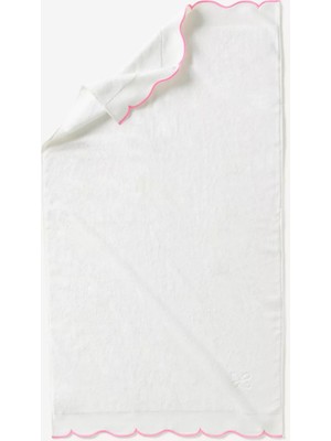 Anthropologie Maeve Cotton Dekoratif Kenarlı Pamuklu Banyo Havlusu