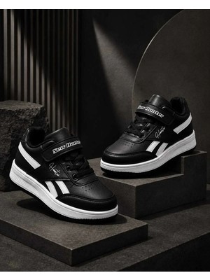 Slipcat Çocuk Günlük Spor Ayakkabı Okul-Günlük Cırt Cırtlı Rahat Sneaker Hafif Kaymaz Taban