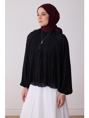 Belli Fresh Krinkıl Dokulu Bordo J.dubai Ekose Şal - 55