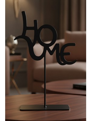 Bafidica Metal Modern Minimalist Siyah Metal Masa Üstü Dekorasyonu Home Yazılı Aksesuar