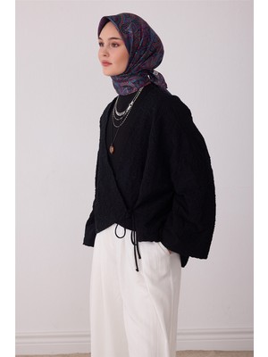 Belli Mor Etnik Desen %100 Twill Ipek Eşarp 4404-31