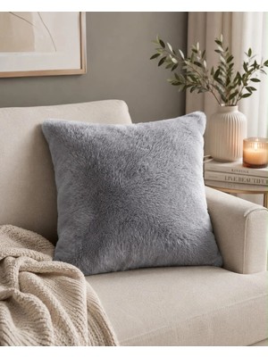 Wooly Life Peluş Yastık Kırlent 40X40 Puffy Kırlent Yastık 1 Adet
