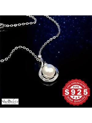 ShellWetr Ophira 925 Ayar Gümüş Kolye Sevgililer Günü , Annenize Verilecek En Güzel Gümüş Hediye OPH-NKL05, 0
