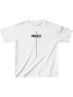 Zamerya Çocuk Unisex Baskılı T-Shirt - Beyaz