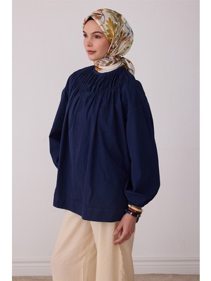 Belli Sarı Soyut Desen %100 Twill Ipek Eşarp 4412-50