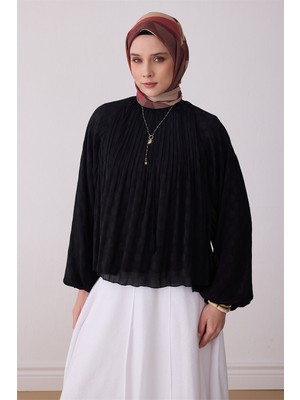 Belli Fresh Yaprak Desen Kahverengi Paulista Eşarp 3486 - 31