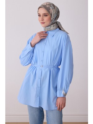 Belli Fresh Yaprak Desen Vizon Paulista Eşarp 3487 - 04